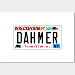 Jeffrey Dahmer - Wisconsin License Plate Posters and Art